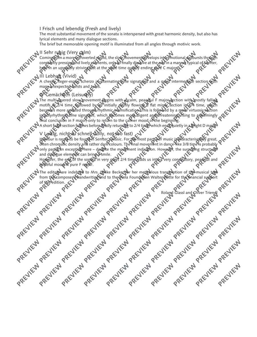Sonata F major Piano Accompaniment scores gallery preview page 7