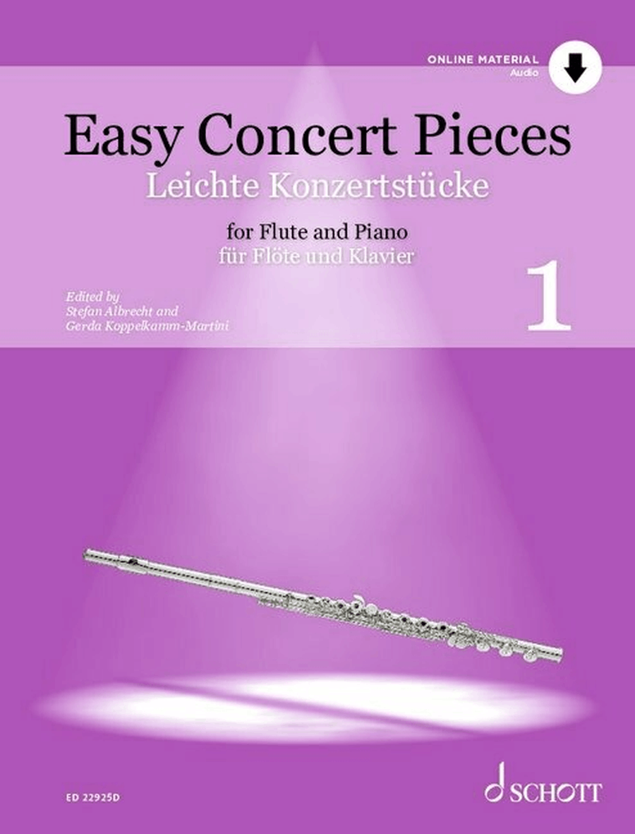 Easy Concert Pieces Flute Solo scores gallery preview page 1