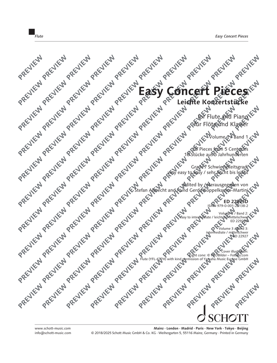 Easy Concert Pieces Flute Solo scores gallery preview page 2