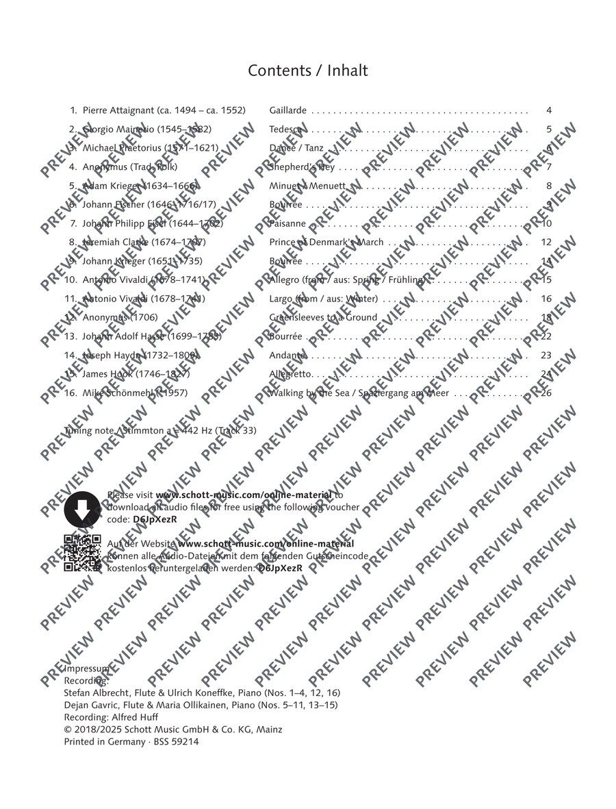 Easy Concert Pieces Flute Solo scores gallery preview page 4