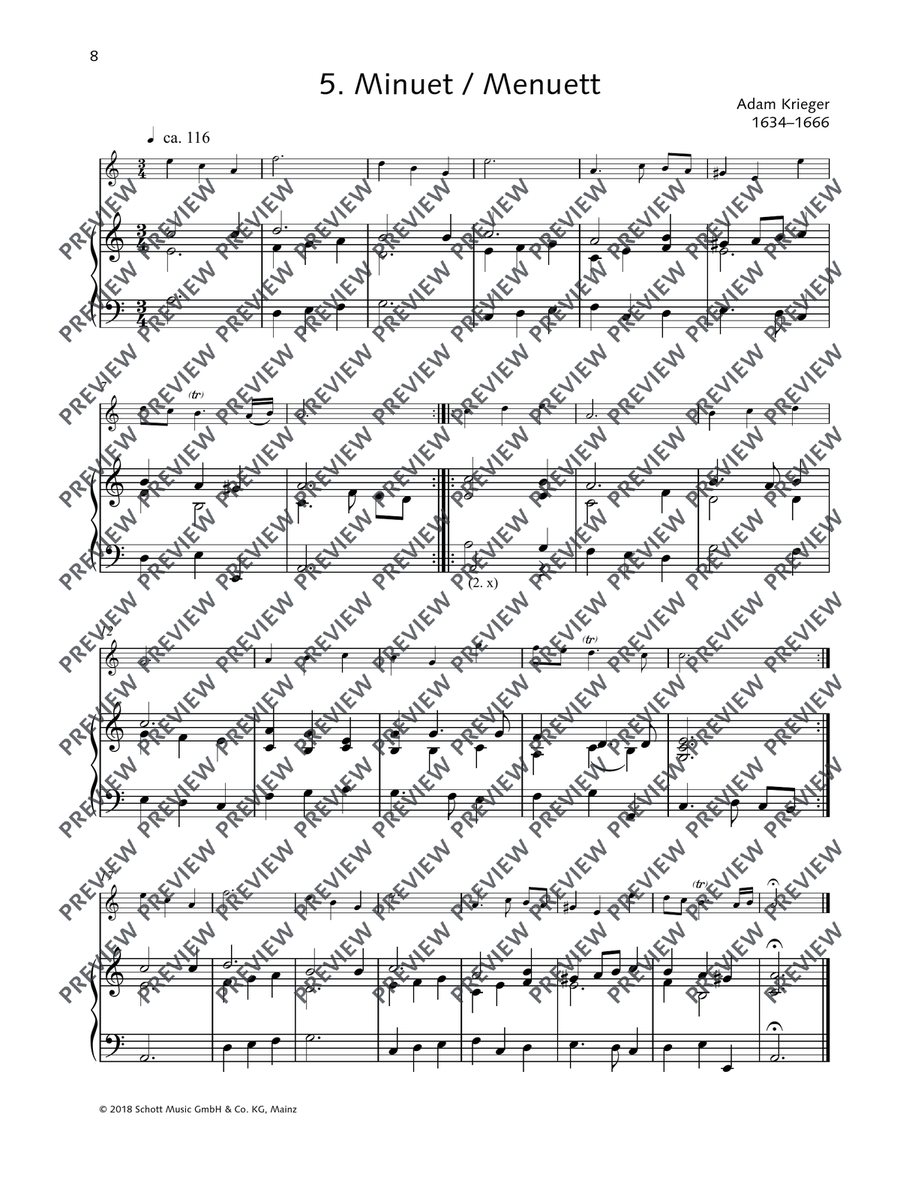 Easy Concert Pieces Flute Solo scores gallery preview page 9