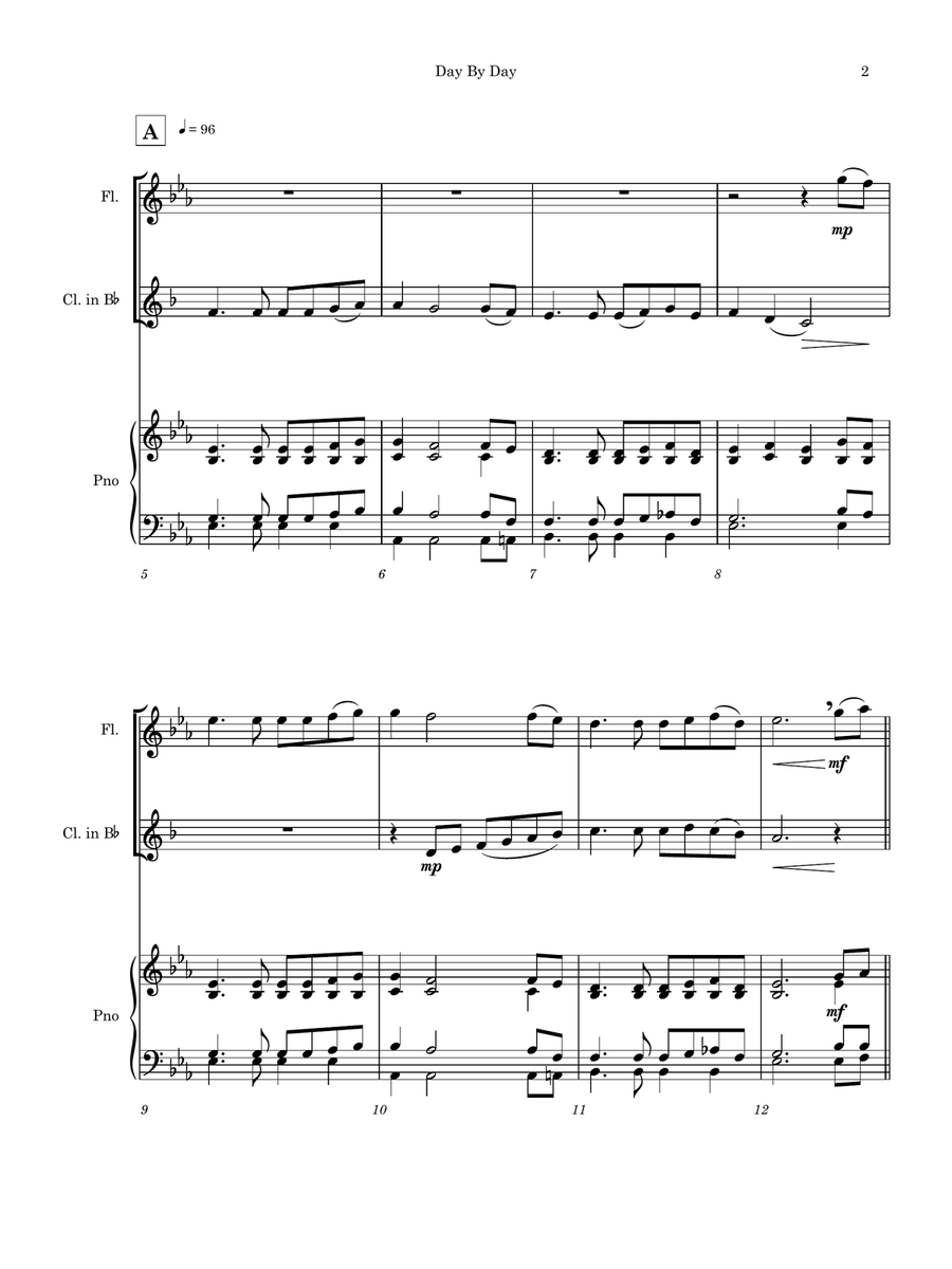 Day by Day Woodwind Duet scores gallery preview page 3