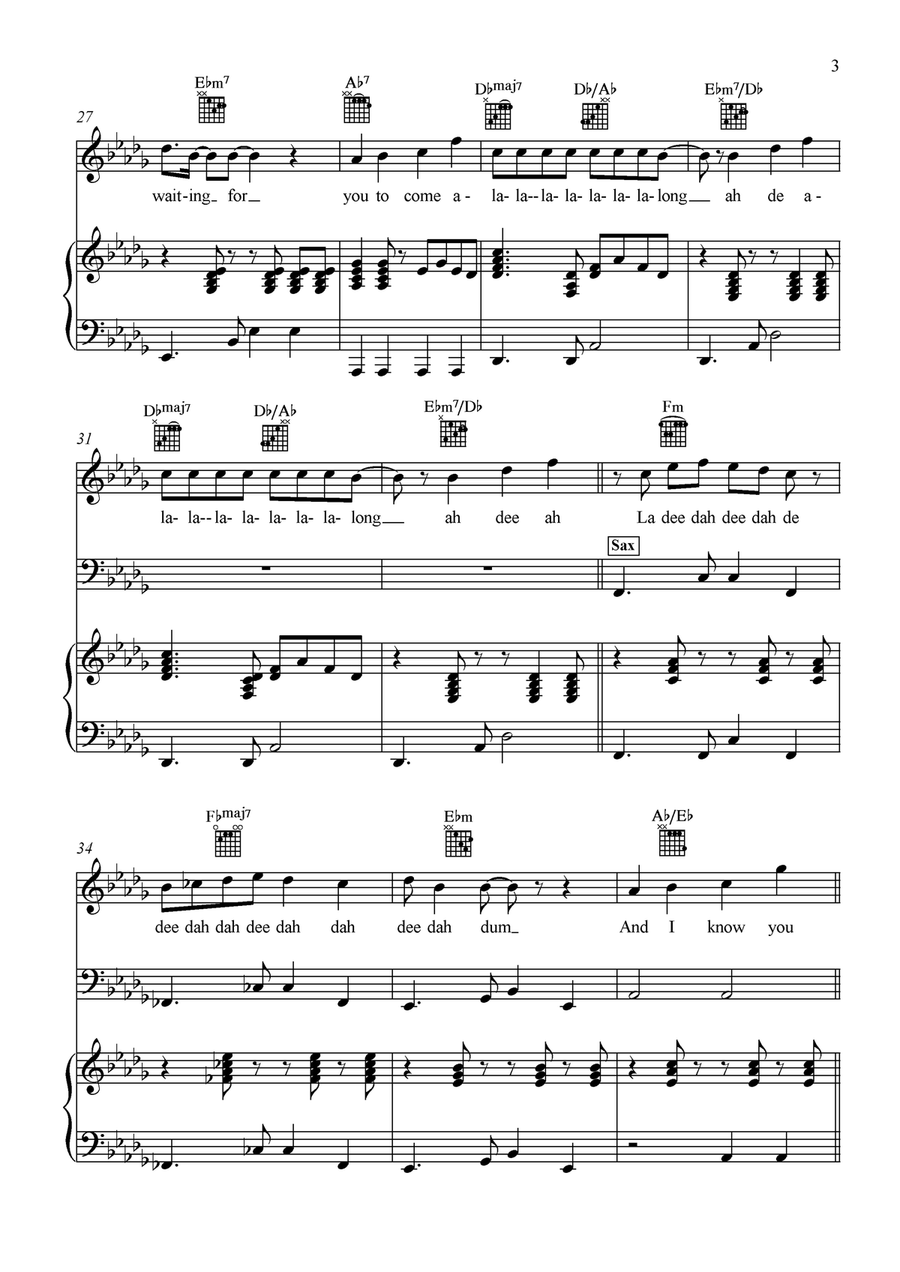 Better Hate Better Hate Piano, Vocal scores gallery preview page 3