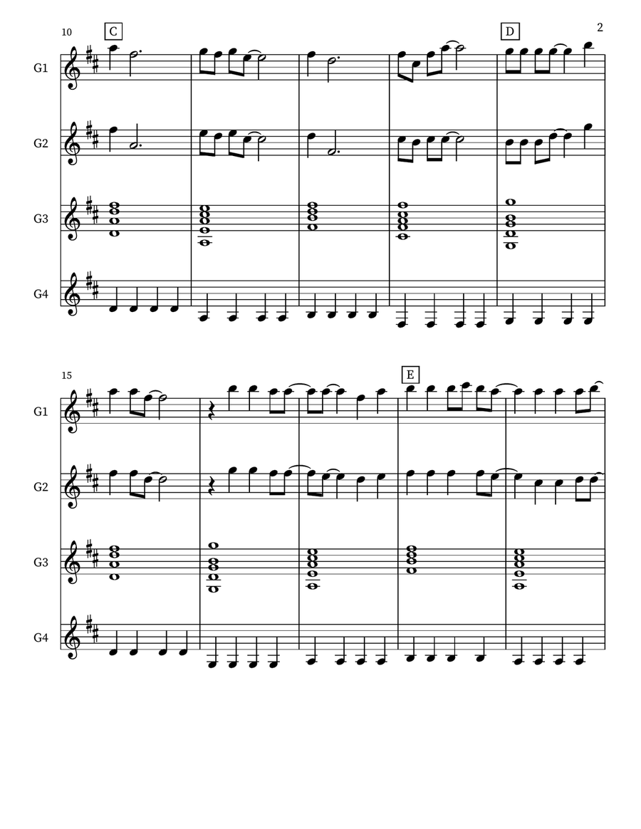 Raining Tacos Raining Tacos Guitar Ensemble scores gallery preview page 2