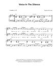 Voice In The Silence (Vocal Trio - (SAB)