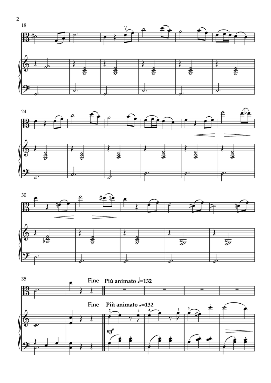 Waltz from Coppelia Viola scores gallery preview page 2
