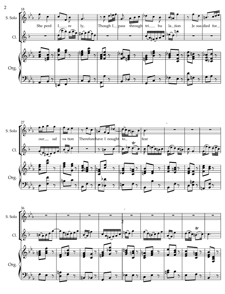 On my Shepherd I rely On my Shepherd I rely Soprano Voice scores gallery preview page 2