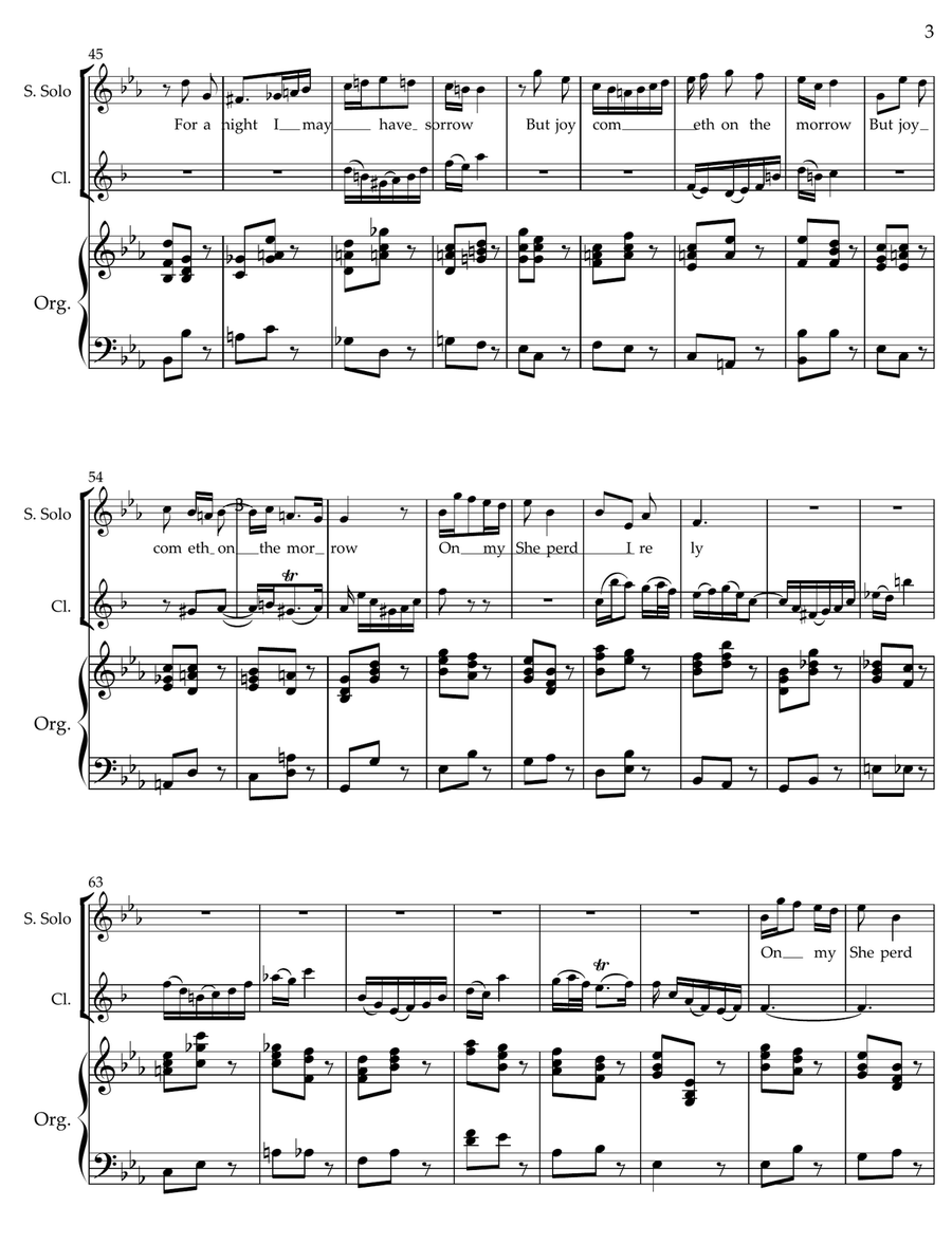 On my Shepherd I rely On my Shepherd I rely Soprano Voice scores gallery preview page 3