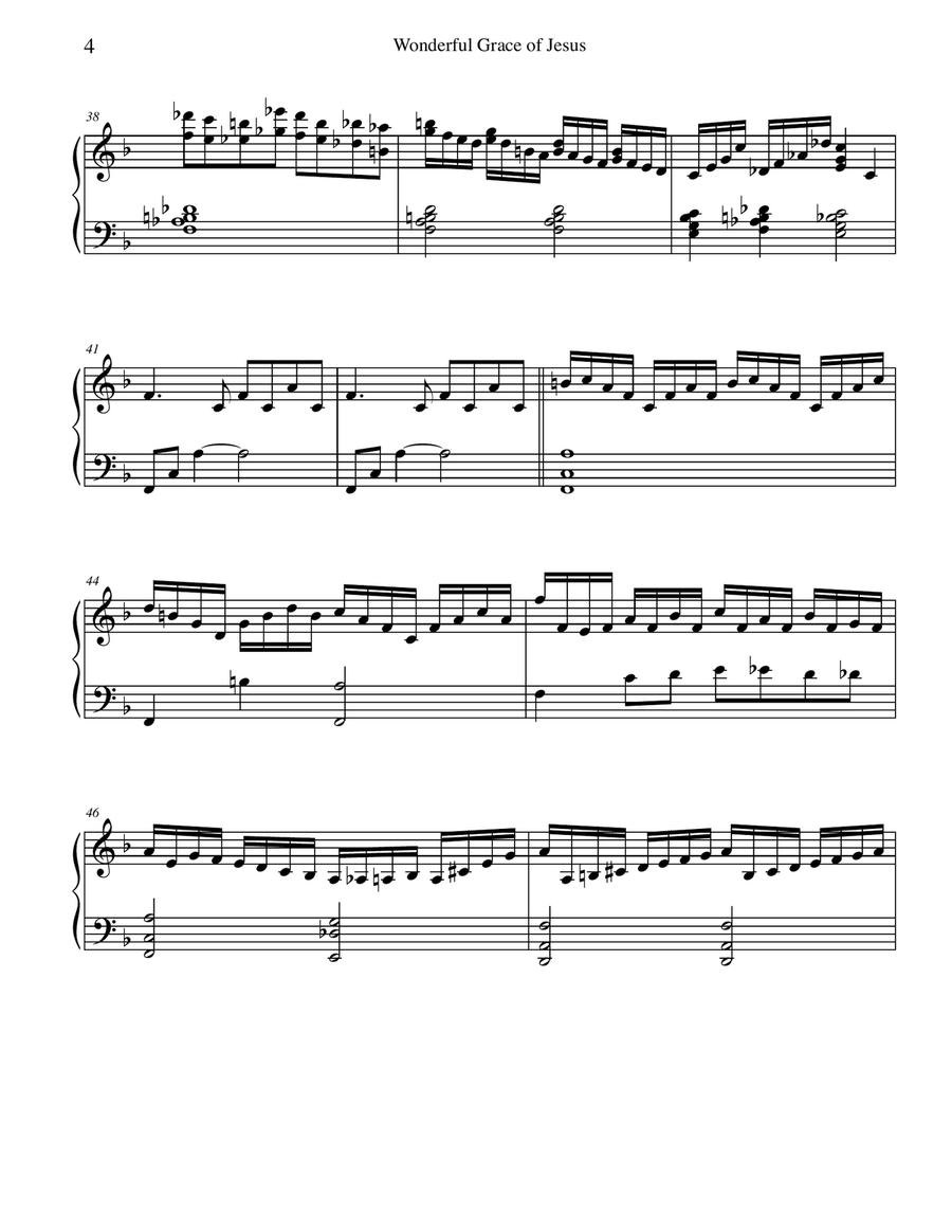 Wonderful Grace of Jesus Wonderful Grace of Jesus Piano scores gallery preview page 4