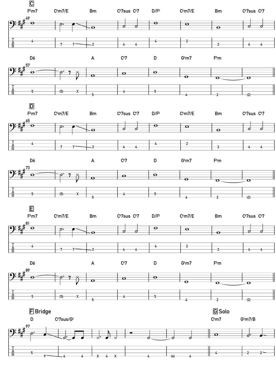 Shape Of My Heart Acoustic Guitar scores gallery preview page 2