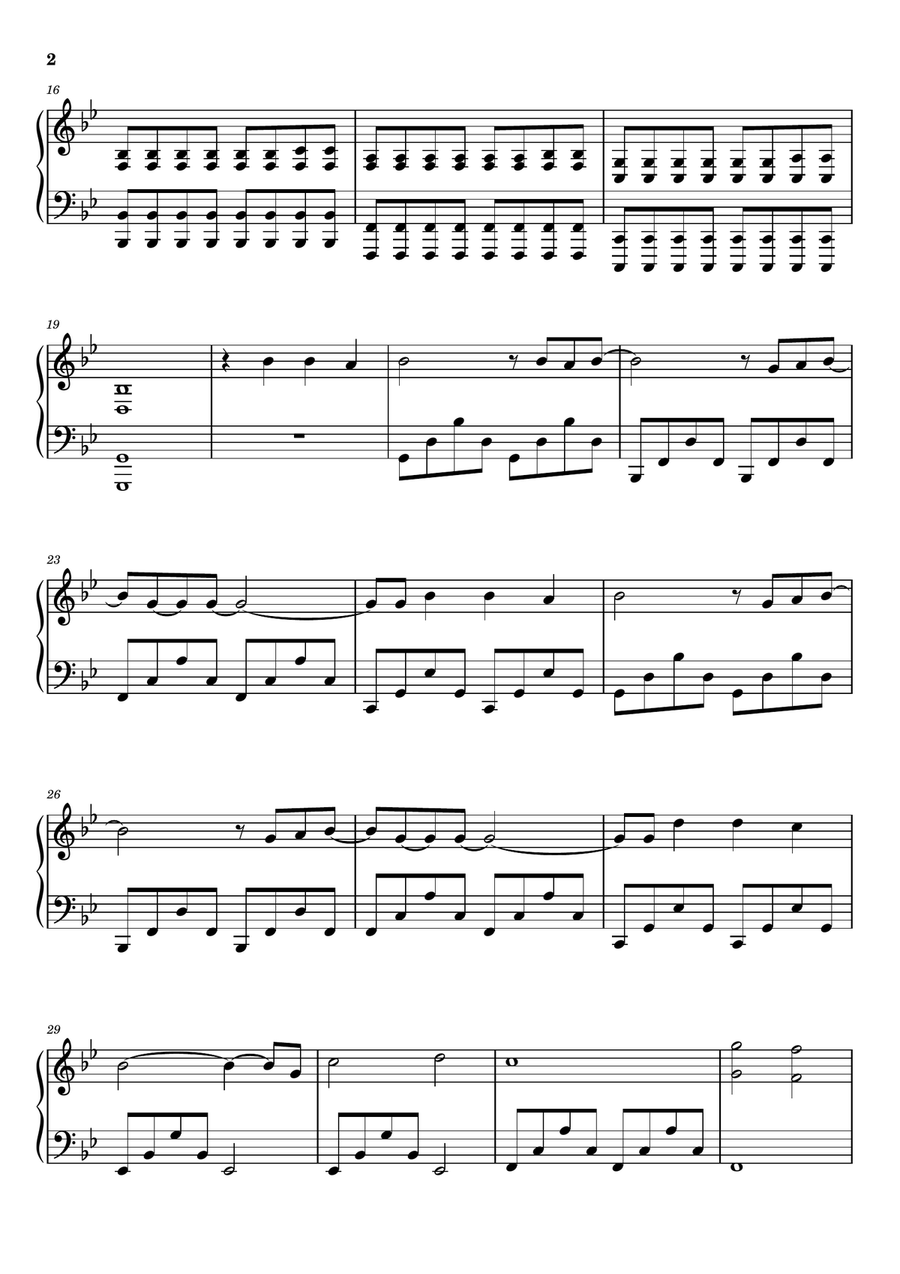 What I've Done What I've Done Piano Solo scores gallery preview page 2