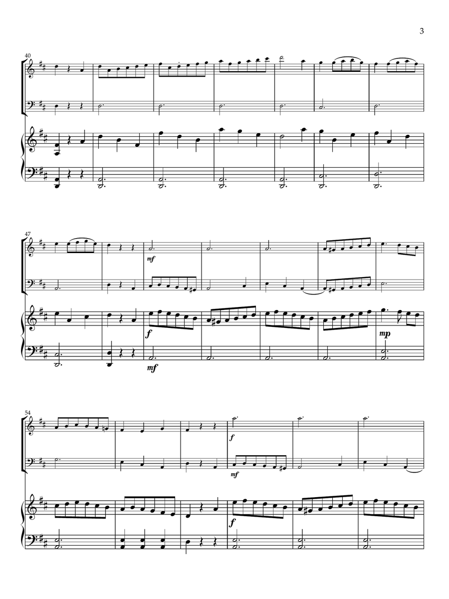 Six German Dances Six German Dances Flute Duet scores gallery preview page 3