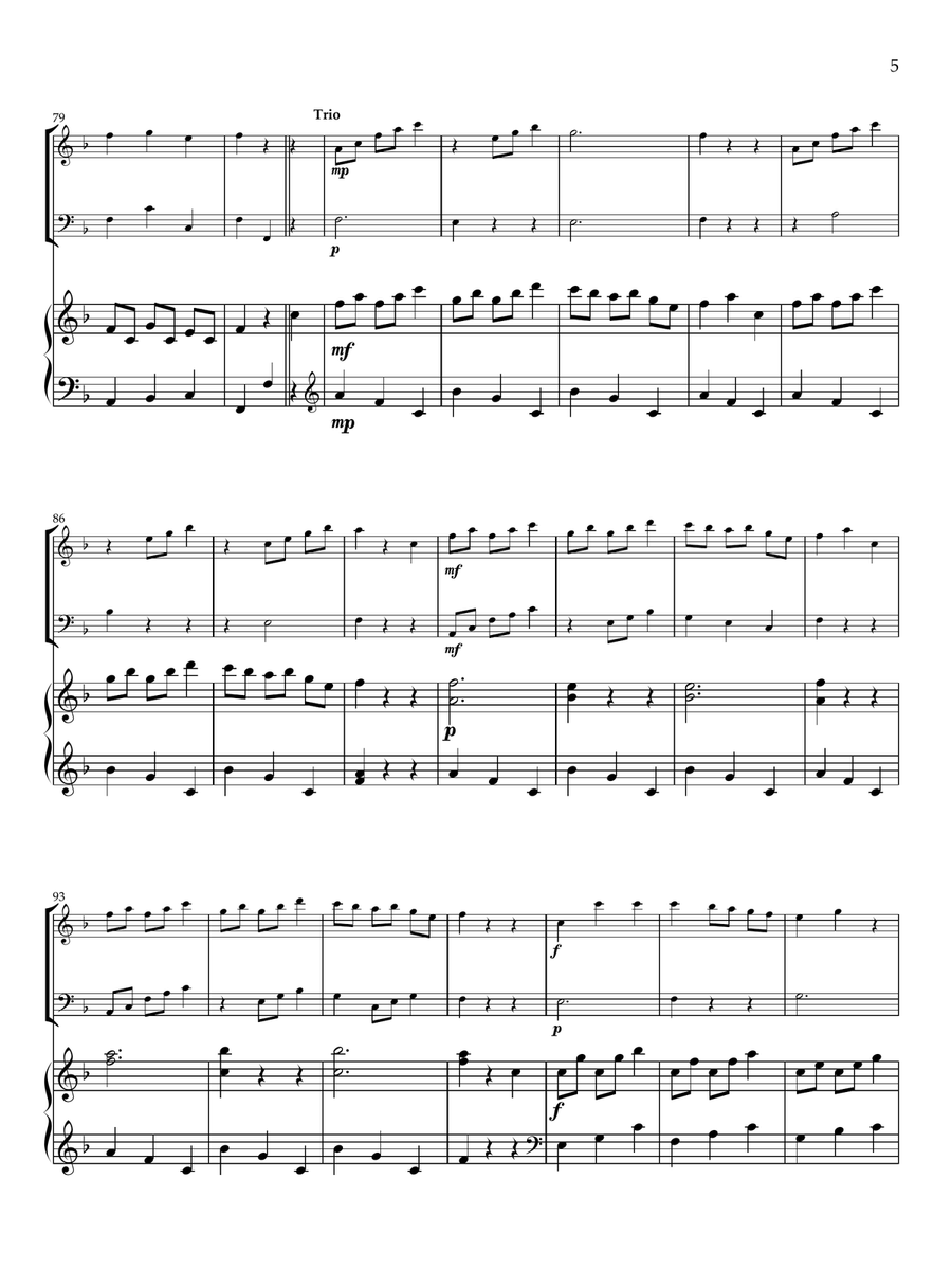 Six German Dances Six German Dances Flute Duet scores gallery preview page 5