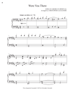 Were You There Piano Solo scores gallery preview page 4