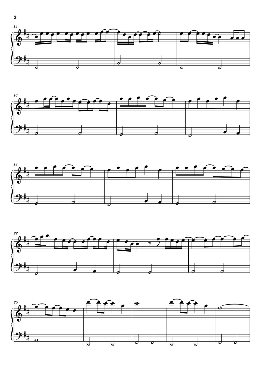 It Will Rain It Will Rain Easy Piano scores gallery preview page 2