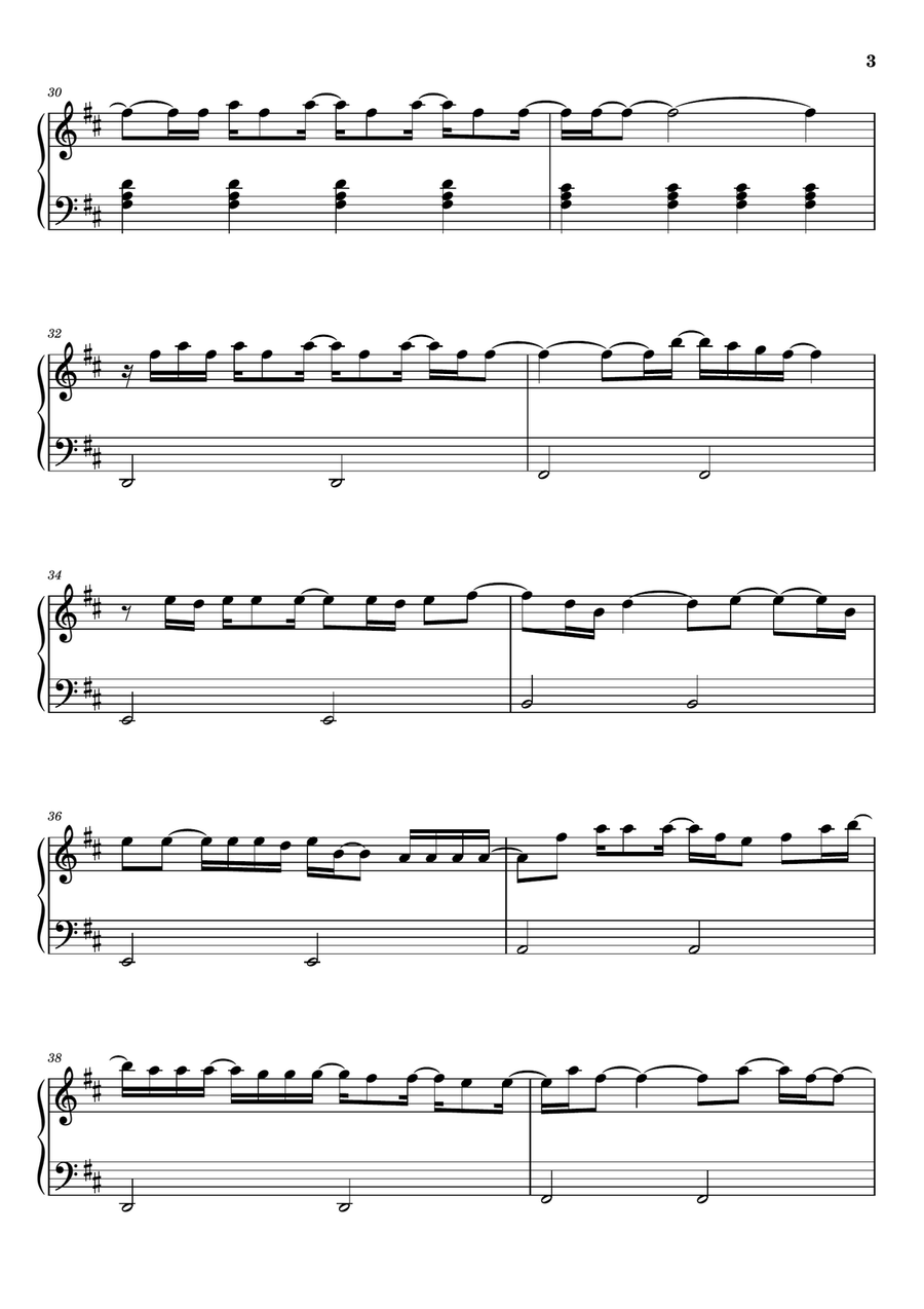 It Will Rain It Will Rain Easy Piano scores gallery preview page 3
