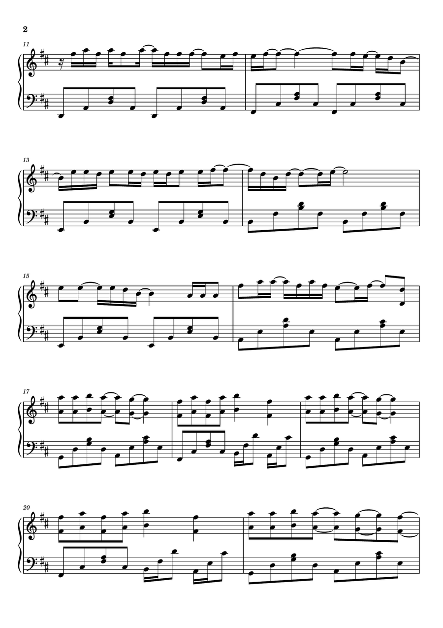 It Will Rain It Will Rain Piano Solo scores gallery preview page 2