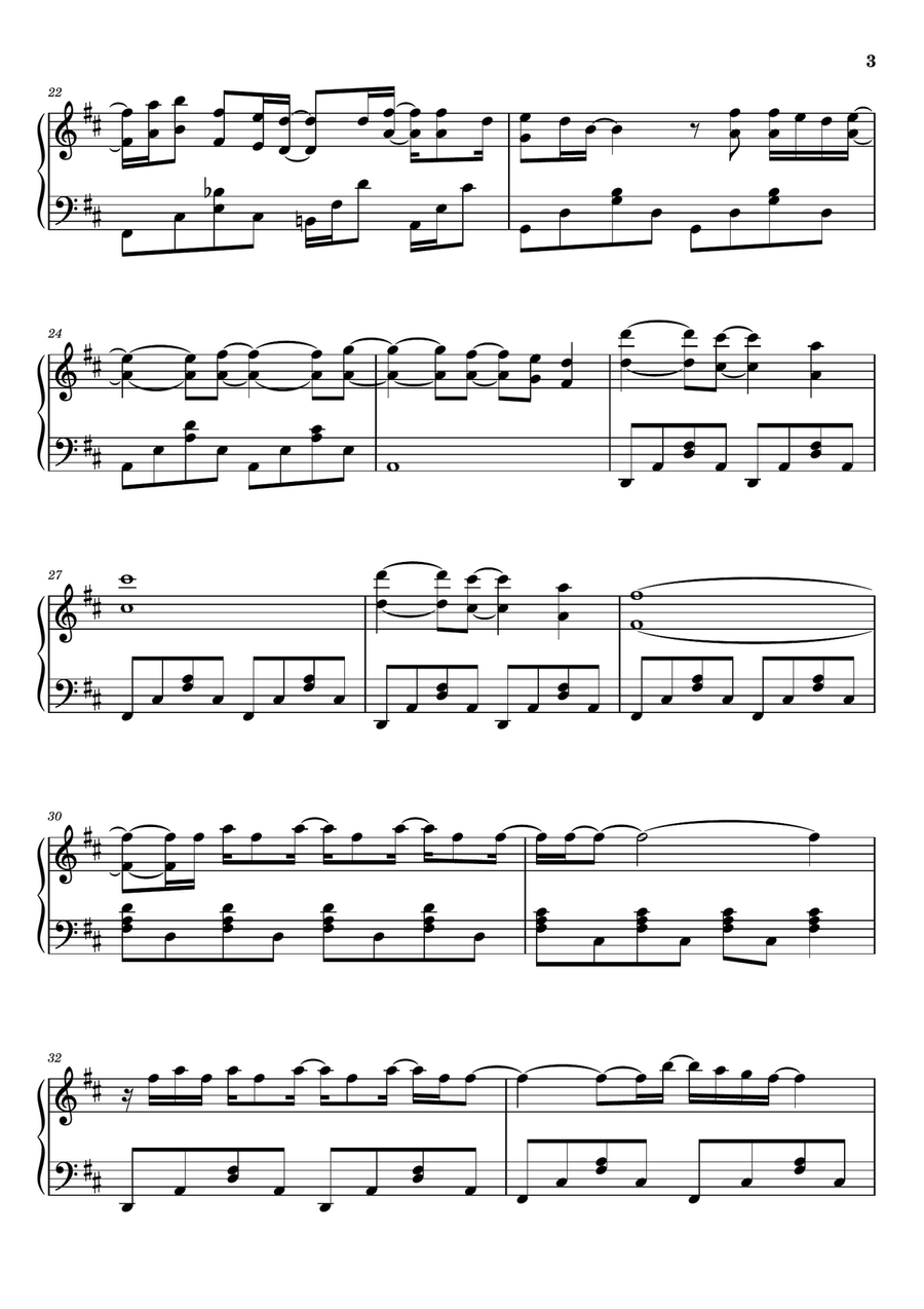 It Will Rain It Will Rain Piano Solo scores gallery preview page 3