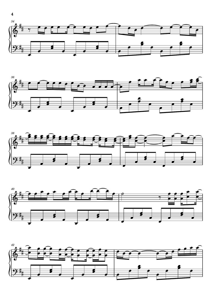 It Will Rain It Will Rain Piano Solo scores gallery preview page 4