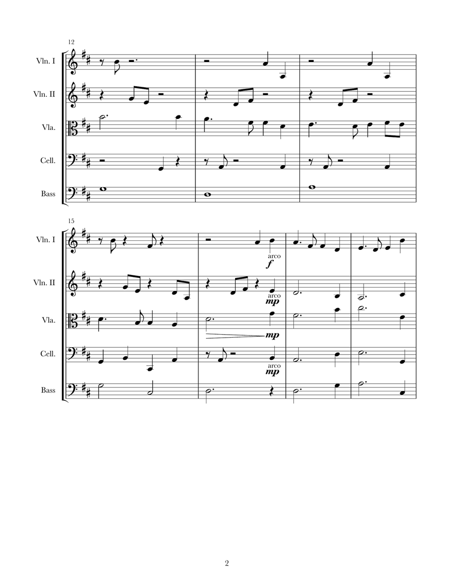 Auld Lang Syne String Orchestra scores gallery preview page 2