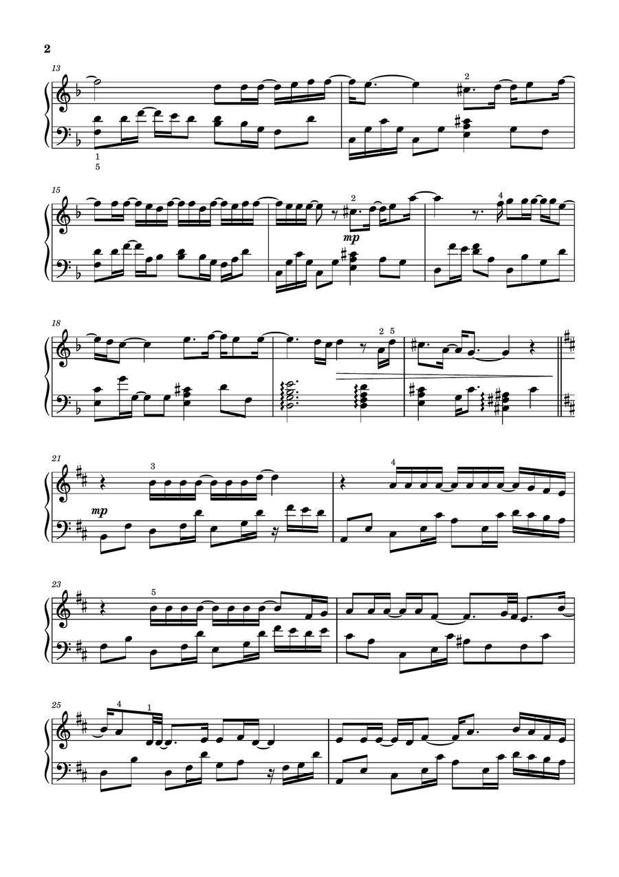 Un-Break My Heart Piano Solo scores gallery preview page 2