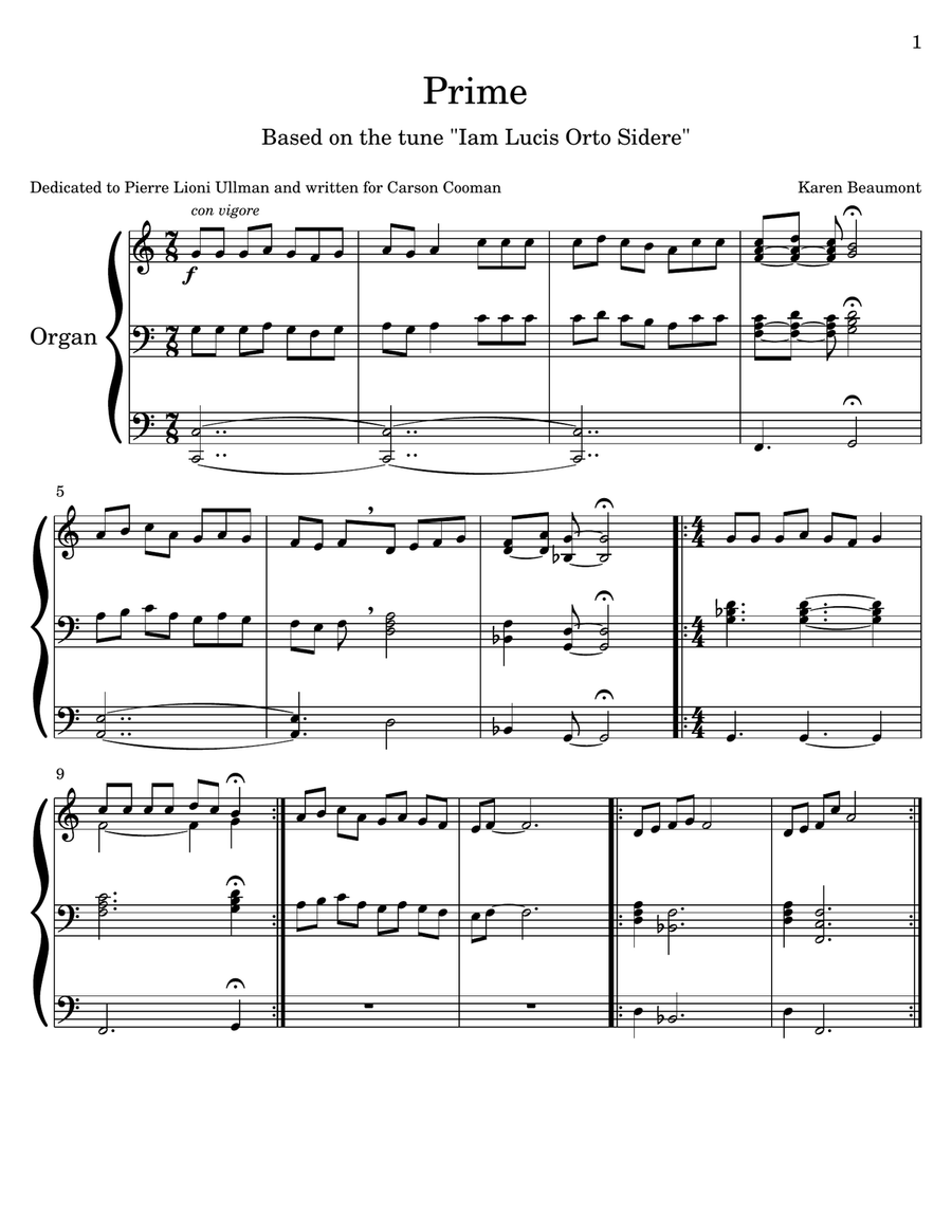 An Ambrosian Book of Hours (easy pedal) Organ Solo scores gallery preview page 6