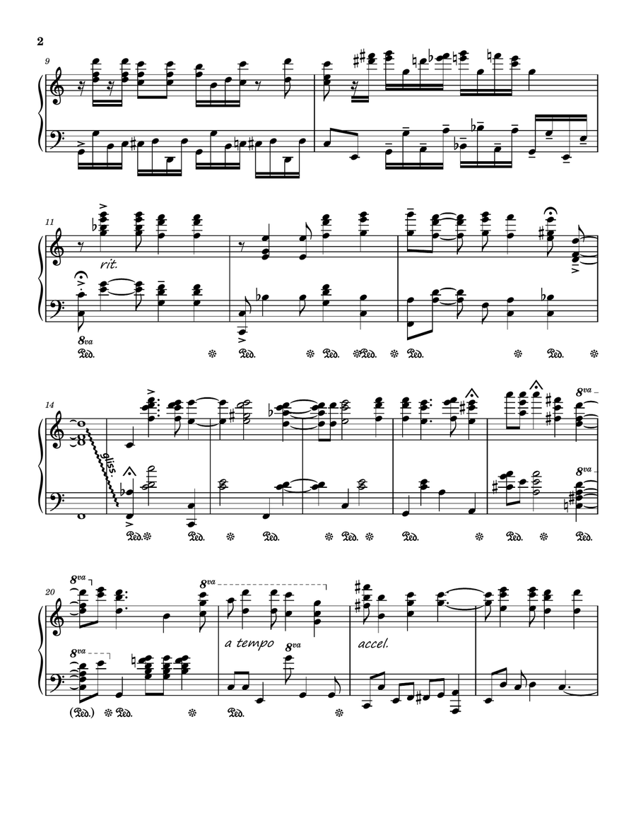 Crazy Rhythm Piano Solo scores gallery preview page 2