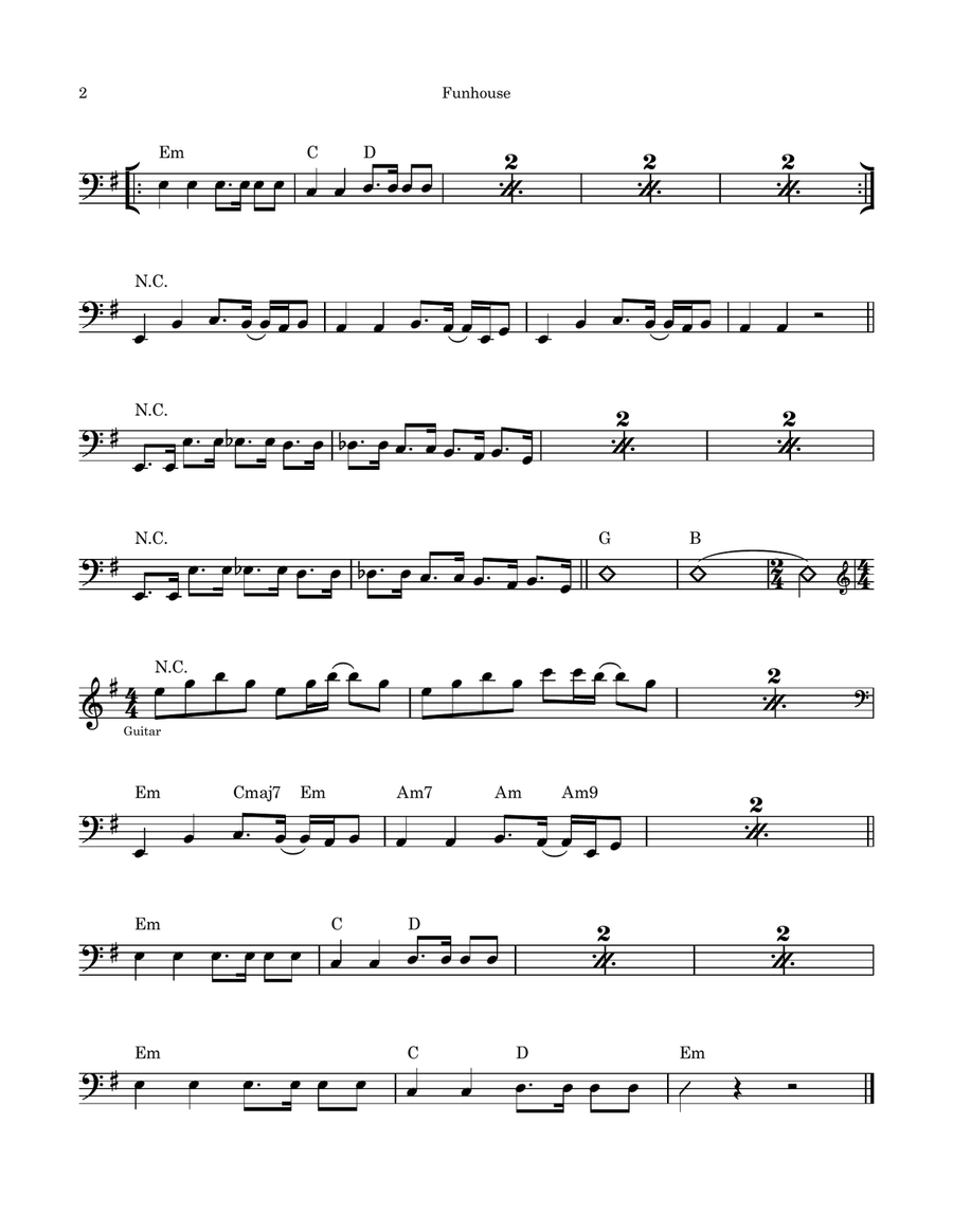 Funhouse Funhouse Piano scores gallery preview page 2
