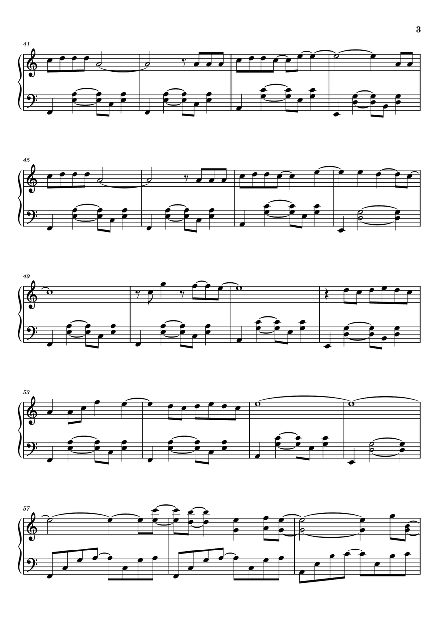 Your Power Your Power Piano Solo scores gallery preview page 3