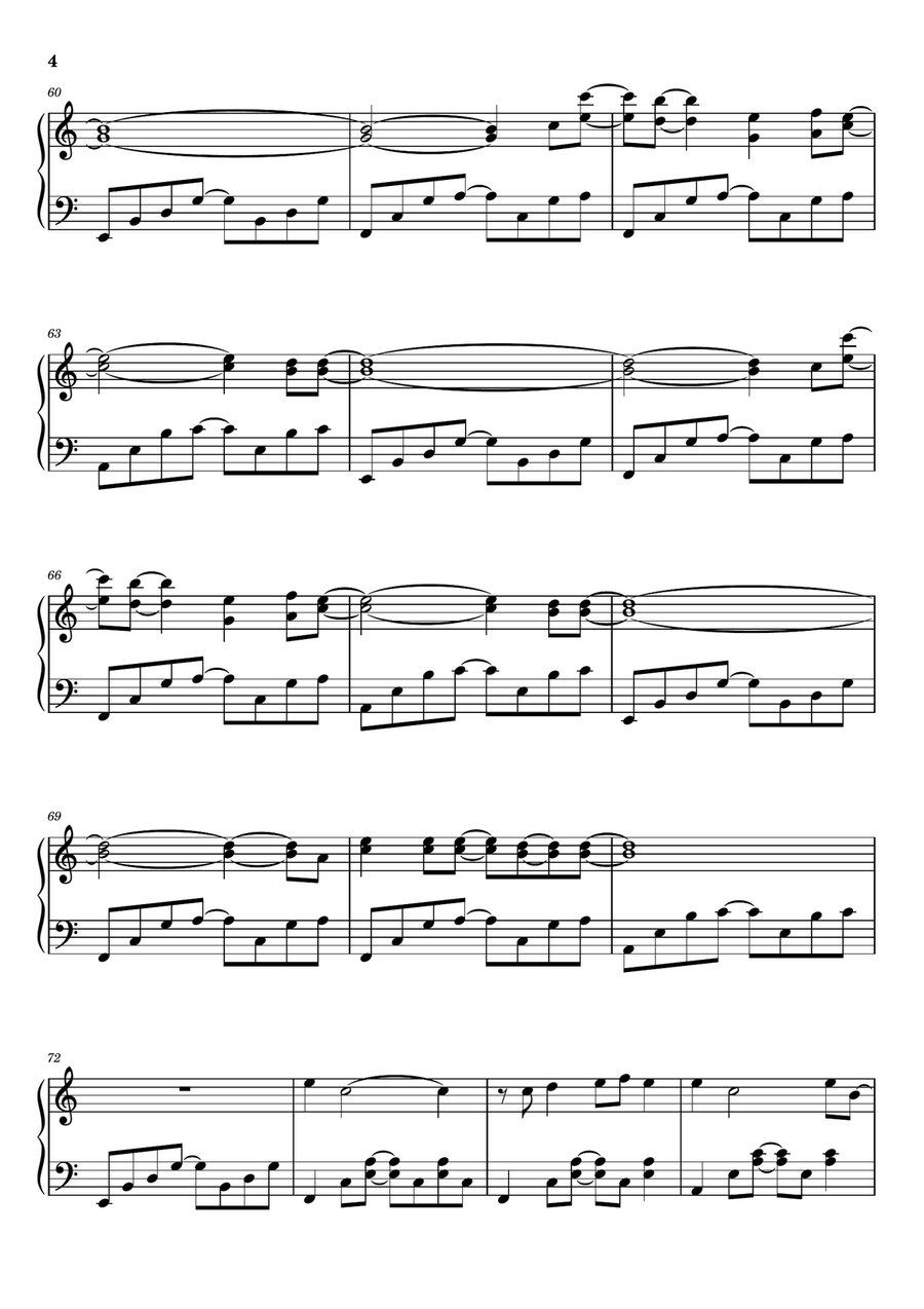 Your Power Your Power Piano Solo scores gallery preview page 4