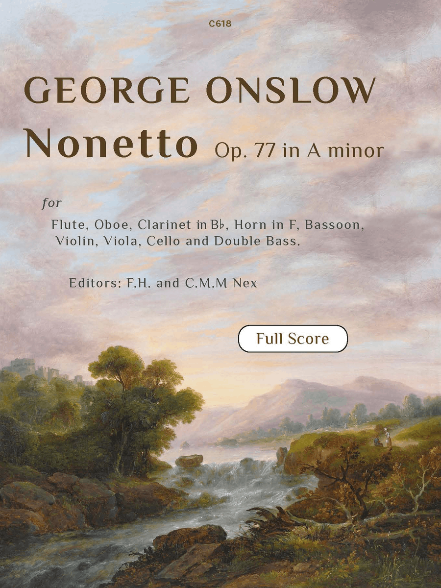 Nonet Op. 77 in A minor (Score) Score scores gallery preview page 1