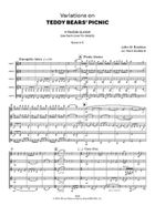 Variations on Teddy Bears’ Picnic School and Community scores gallery preview page 5