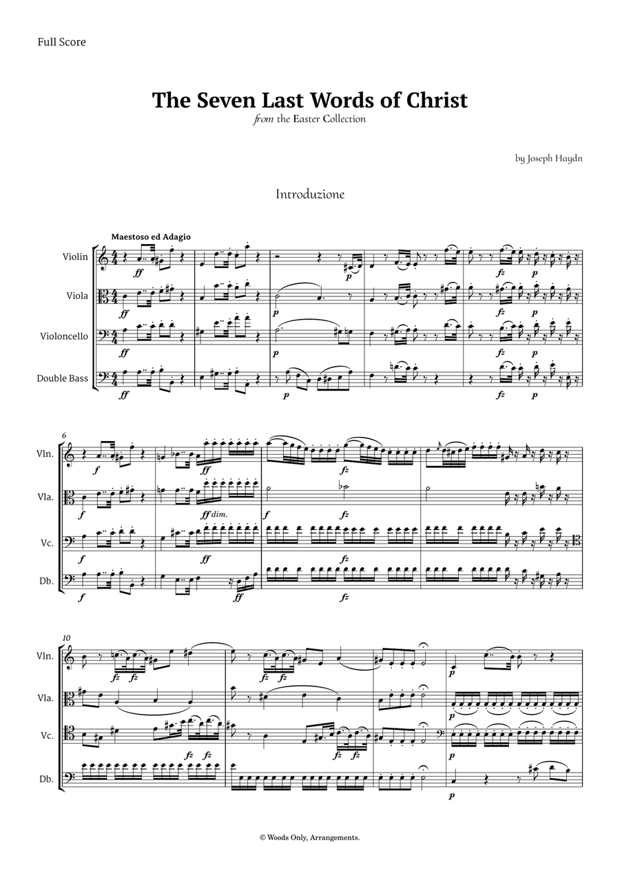 5 Easter Songs for String Ensemble plus one Bonus Chamber Music scores gallery preview page 2