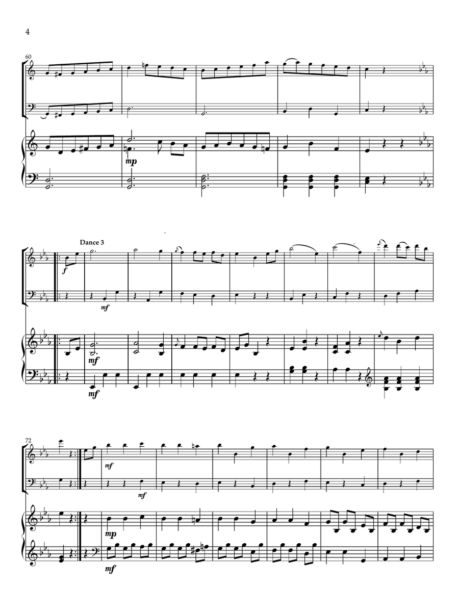 Six German Dances Six German Dances Clarinet Duet scores gallery preview page 4
