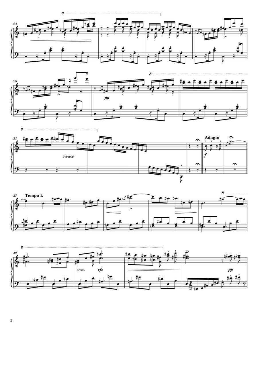 Apparitions - No. 2 - Franz Liszt Piano Solo scores gallery preview page 2