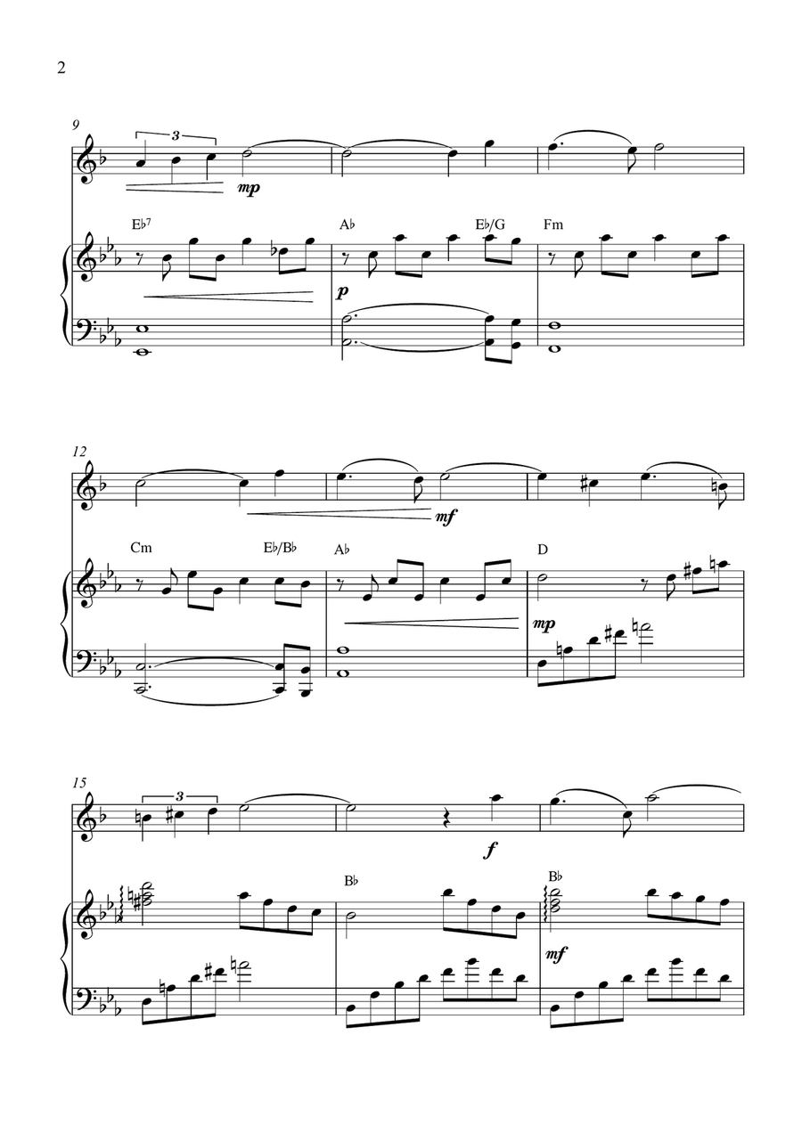 Somewhere In Time Somewhere In Time Soprano Saxophone scores gallery preview page 2