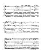 Gurenge Clarinet Quartet scores gallery preview page 3