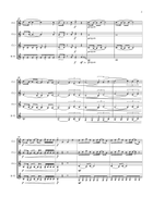 Gurenge Clarinet Quartet scores gallery preview page 4