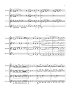 Gurenge Saxophone Quartet scores gallery preview page 4