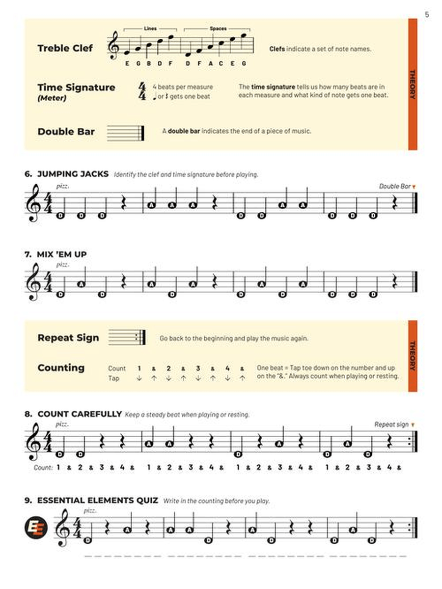 Essential Elements for Strings – Violin Book 1 with Online Resources String Orchestra scores gallery preview page 3