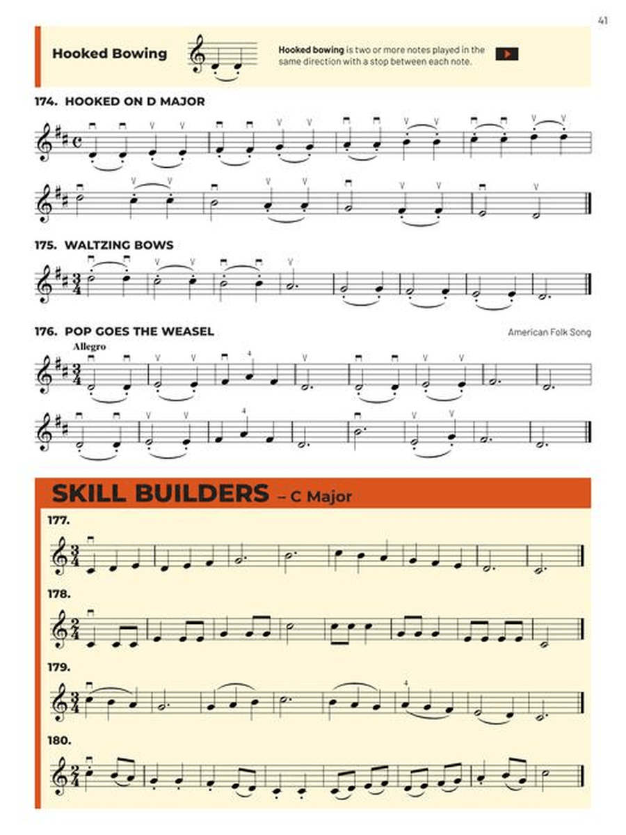 Essential Elements for Strings – Violin Book 1 with Online Resources String Orchestra scores gallery preview page 6