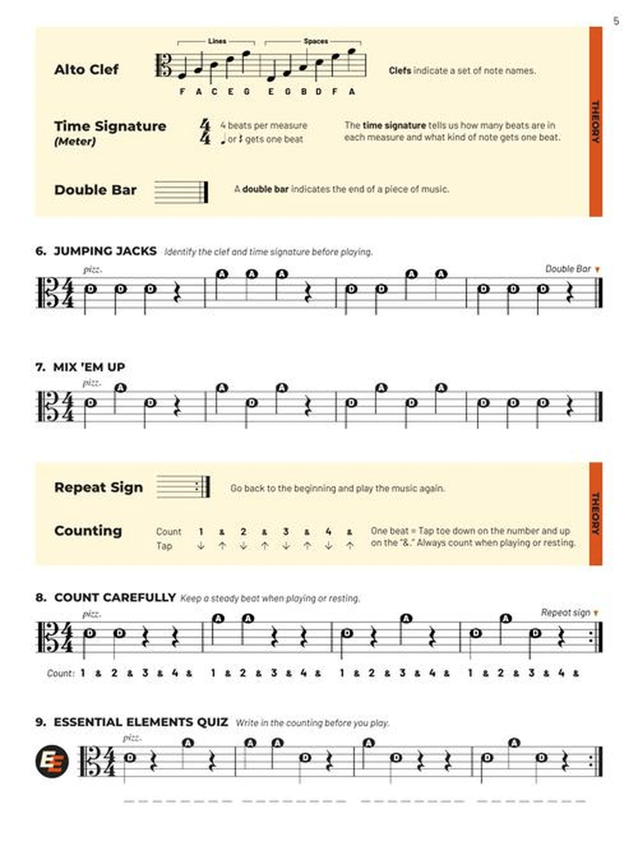 Essential Elements for Strings – Viola Book 1 with Online Resources String Orchestra scores gallery preview page 3