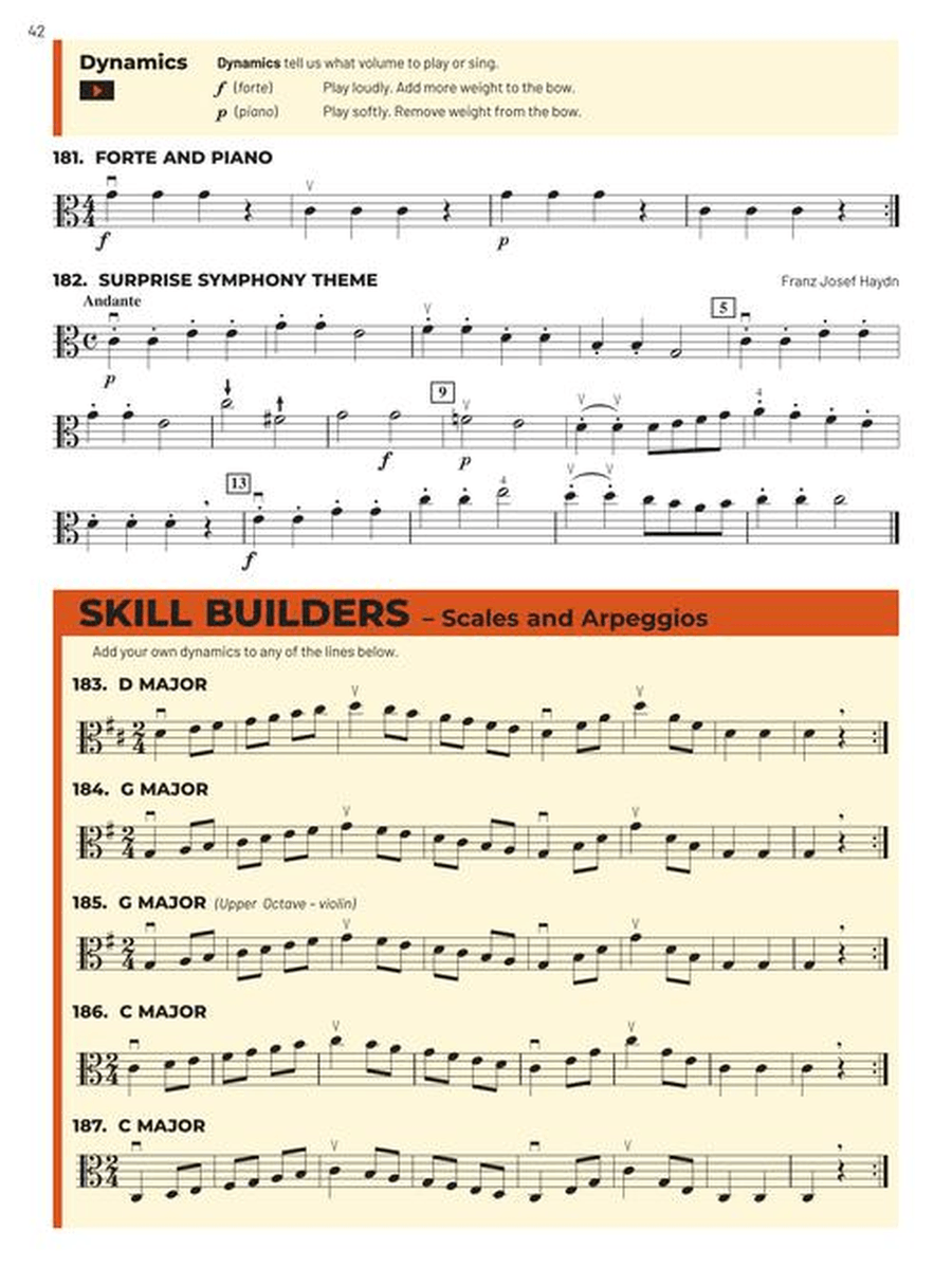 Essential Elements for Strings – Viola Book 1 with Online Resources String Orchestra scores gallery preview page 7