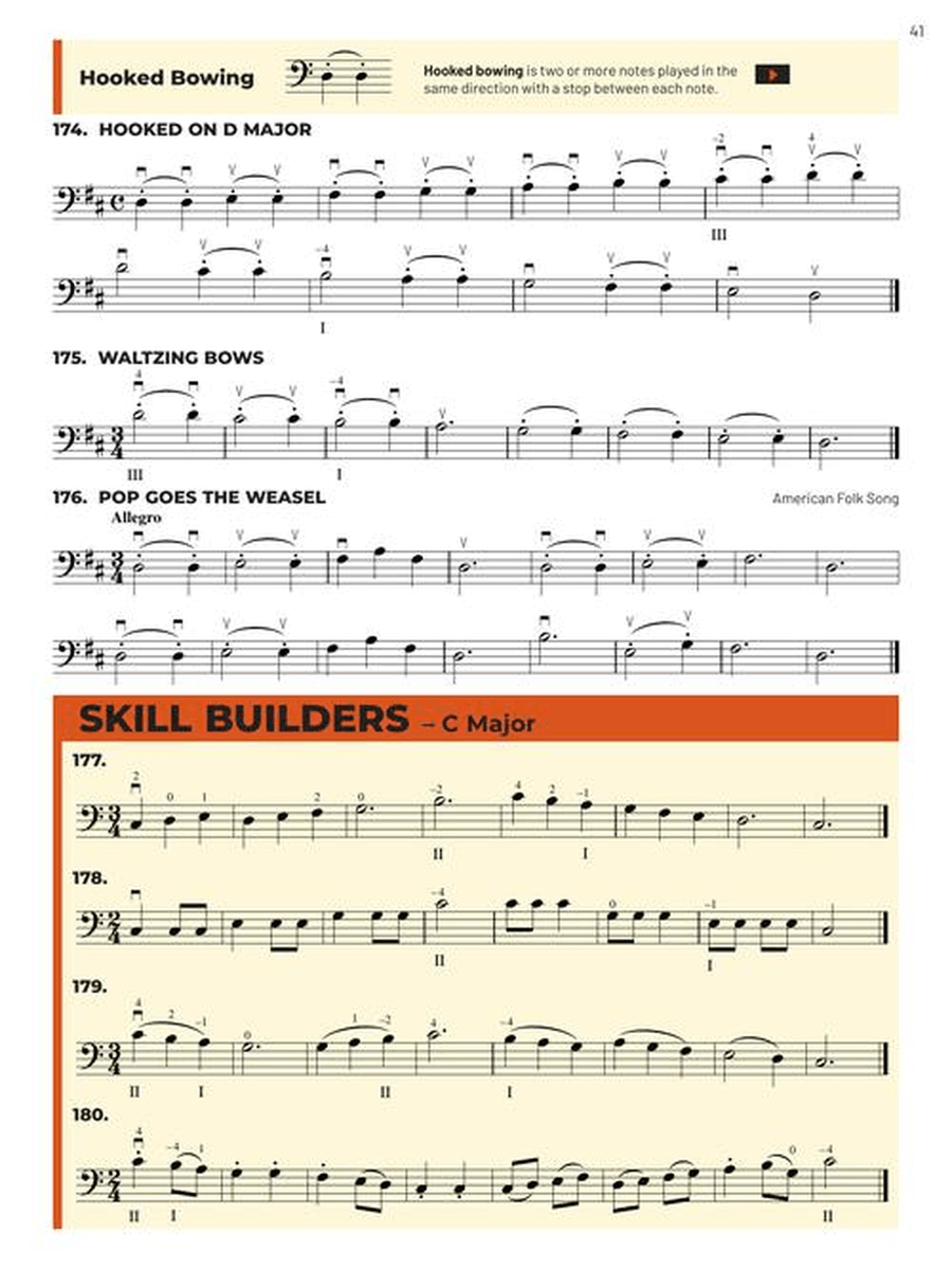 Essential Elements for Strings – Double Bass Book 1 with Online Resources String Orchestra scores gallery preview page 6