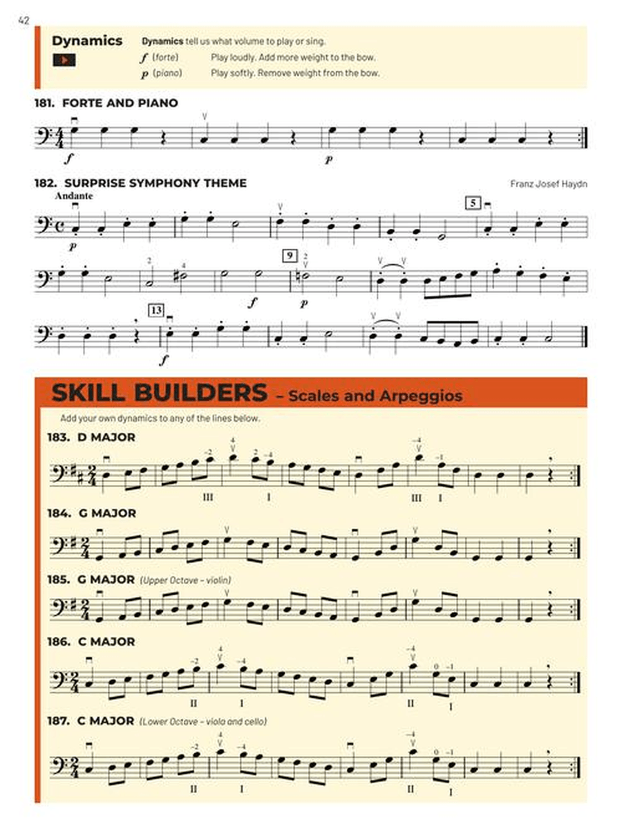 Essential Elements for Strings – Double Bass Book 1 with Online Resources String Orchestra scores gallery preview page 7