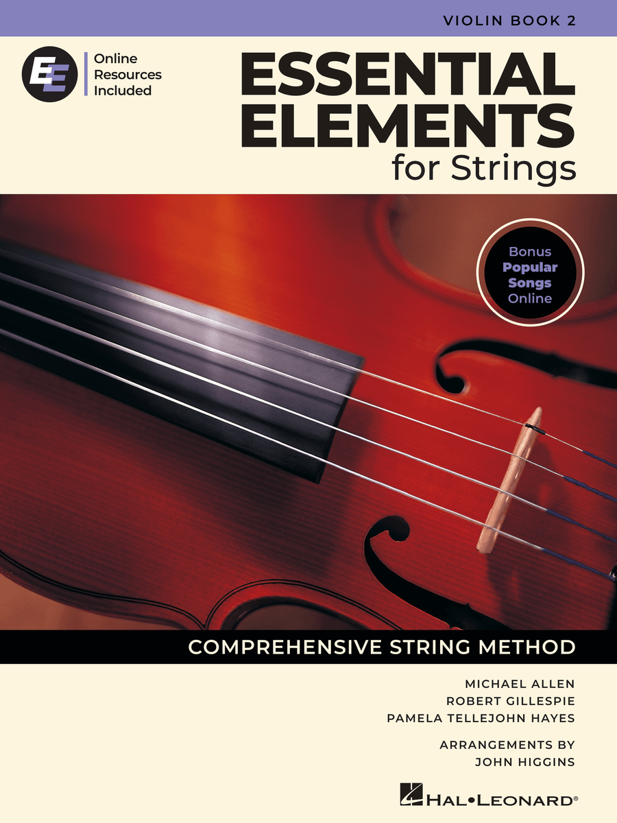 Essential Elements for Strings – Violin Book 2 with Online Resources String Orchestra scores gallery preview page 1