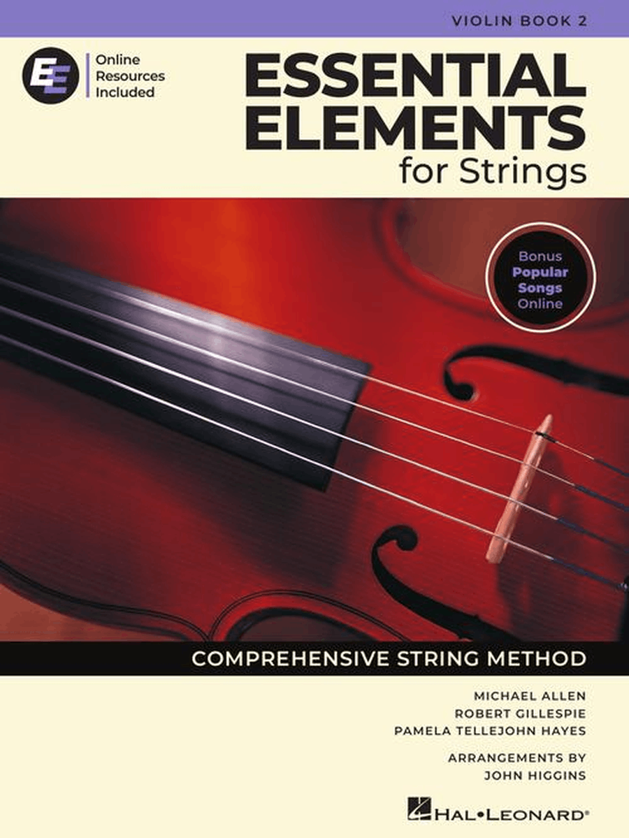 Essential Elements for Strings – Violin Book 2 with Online Resources String Orchestra scores gallery preview page 2