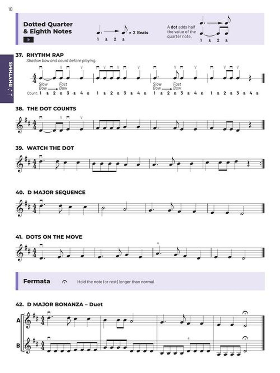 Essential Elements for Strings – Violin Book 2 with Online Resources String Orchestra scores gallery preview page 4