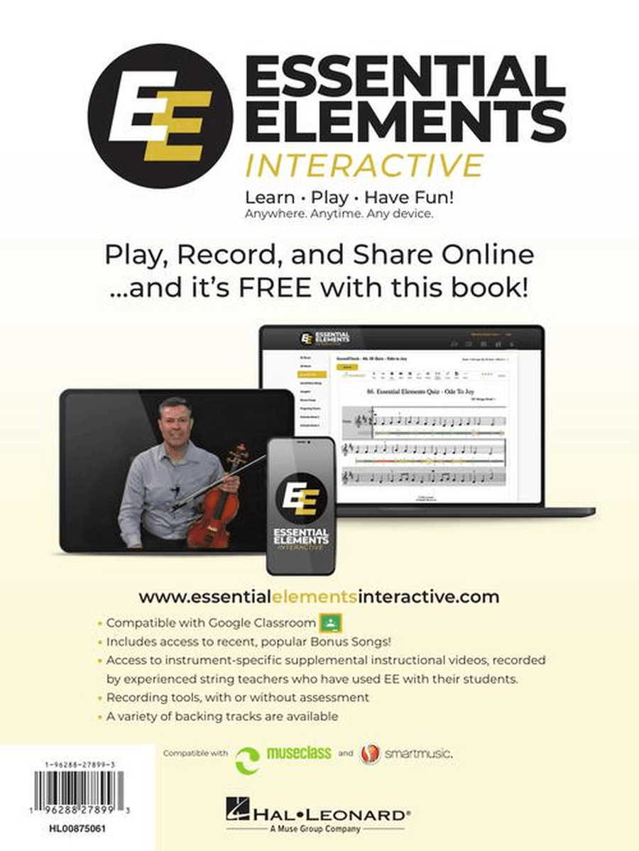 Essential Elements for Strings – Violin Book 2 with Online Resources String Orchestra scores gallery preview page 8