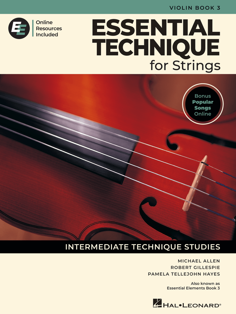 Essential Technique for Strings – Violin Book 3 with Online Resources String Orchestra scores gallery preview page 1